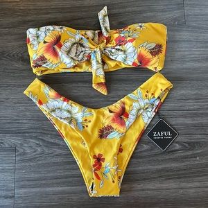 Zaful Merrigold floral bikini